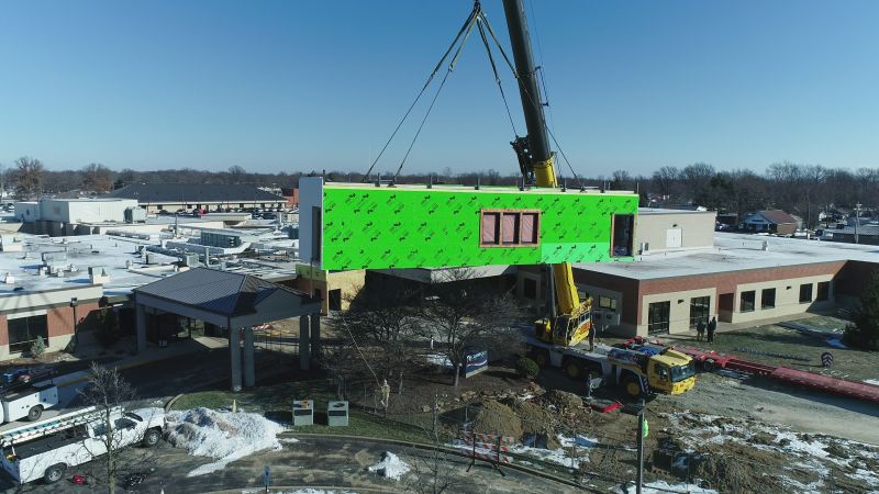 MRI building placement